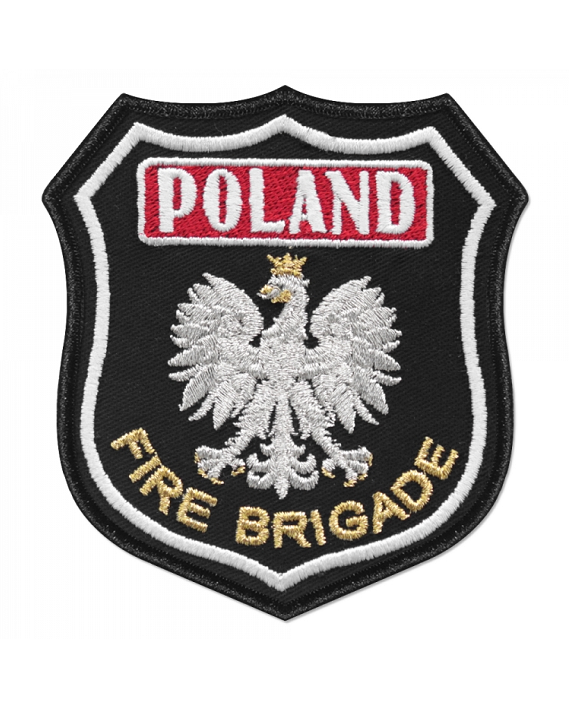 poland fire brigade naszywka emblemat straz