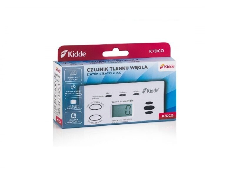 CZUJNIK CZADU tlenku węgla KIDDE K7DCO LCD – 10LAT