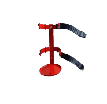 Wieszak talerzowy do gaśnicy 6 kg OGNIOCHRON podwójny pasek