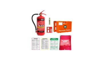 Zestaw dla firm PPOŻ BHP Gaśnica 6 kg Apteczka DIN 13157 Instrukcje