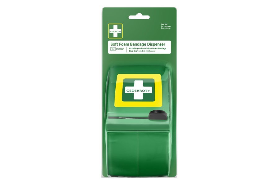 Dozownik Cederroth do bandaży piankowych Soft foam bandage dispenser REF 51011024