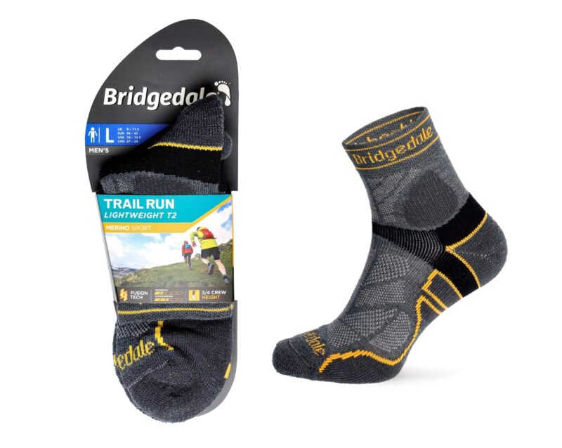 Skarpety Bridgedale LW T2 MERINO 3/4 gunmetal M