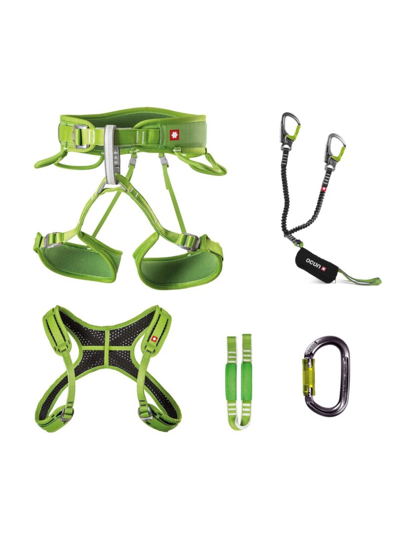 Zestaw Ocun VIA FERRATA TWIST+CHEST SET green M-XL