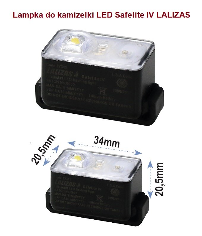 Lampka do kamizelki LED Safelite IV LALIZAS