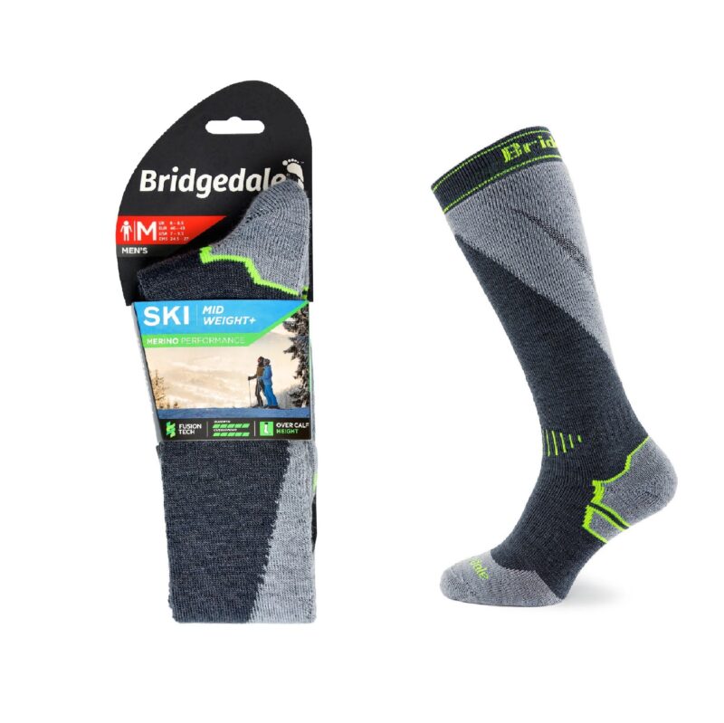Skarpety Bridgedale SKI MW+ END gunmet/stone XL
