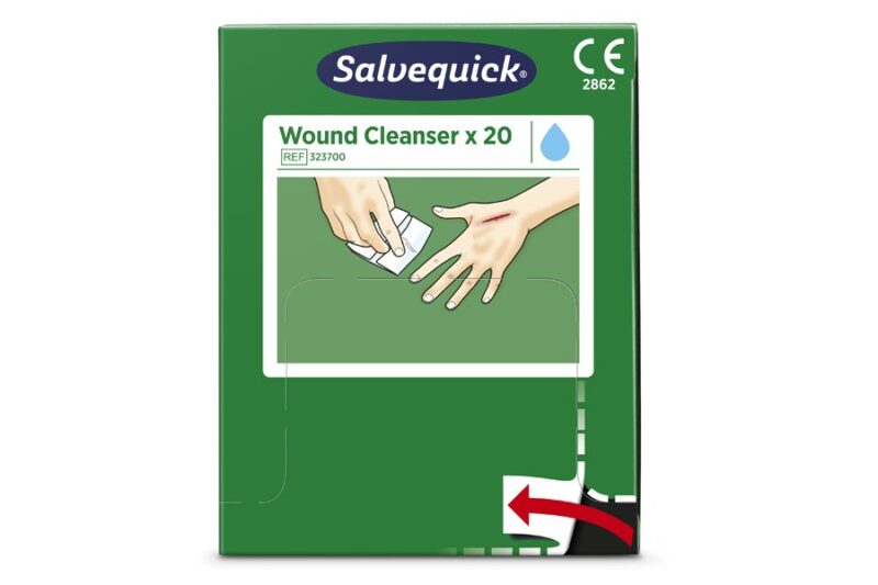 Myjka do ran Cederroth Salvequick 20 sztuk REF 323700