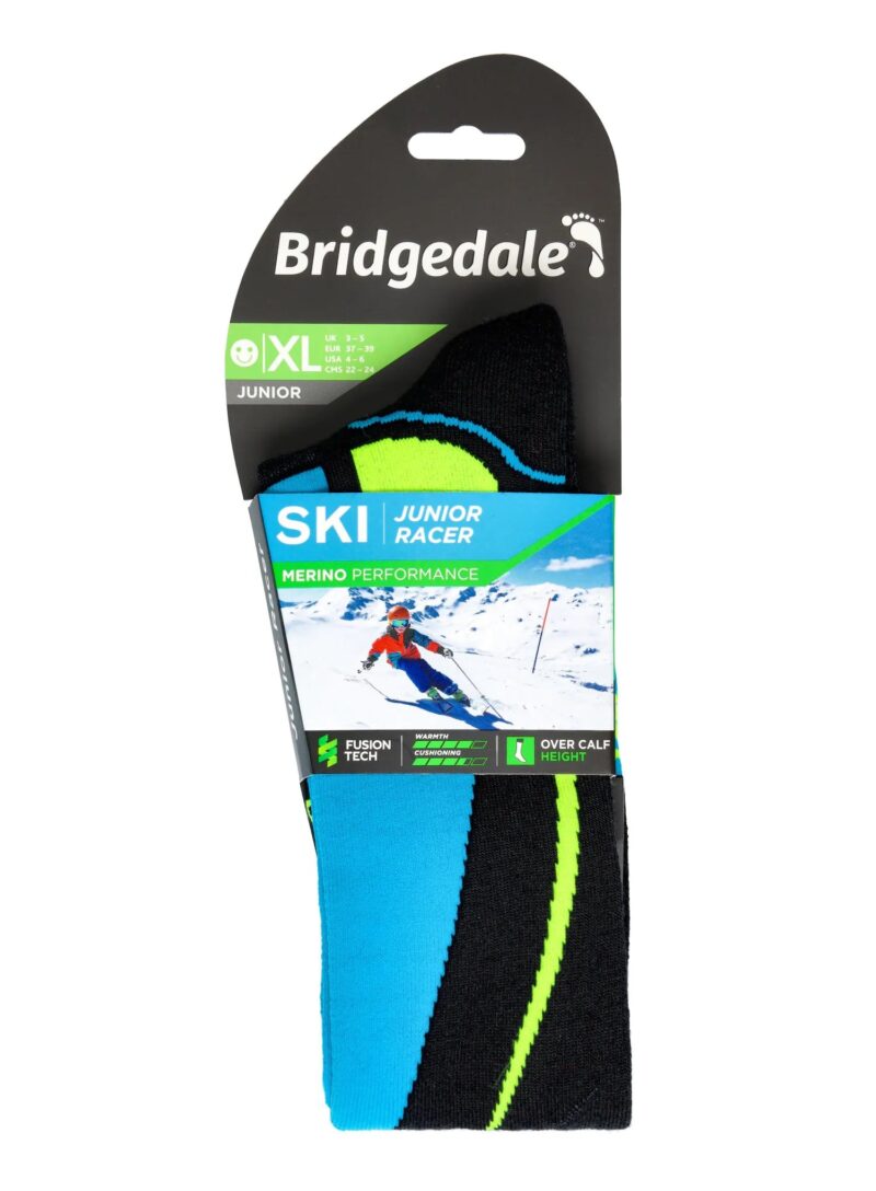 Skarpety Bridgedale SKI JUNIOR RACER blk/yel XL