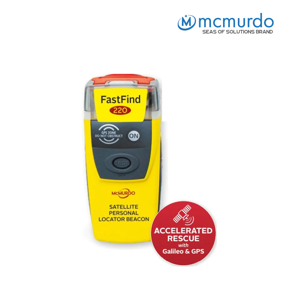 Radiopława osobista 406/121,5 MHz z GPS McMurdo Fastfind 220 PLB