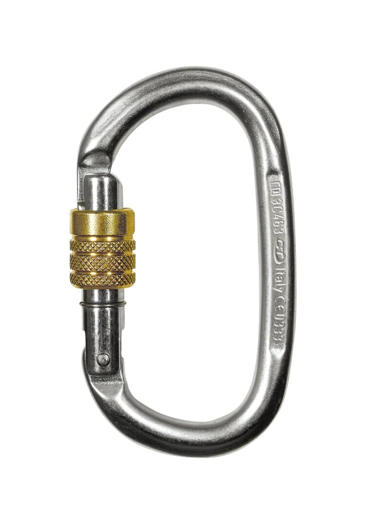 Karabinek do wspinaczki stalowy PILLAR STEEL CF SG Climbing Technology