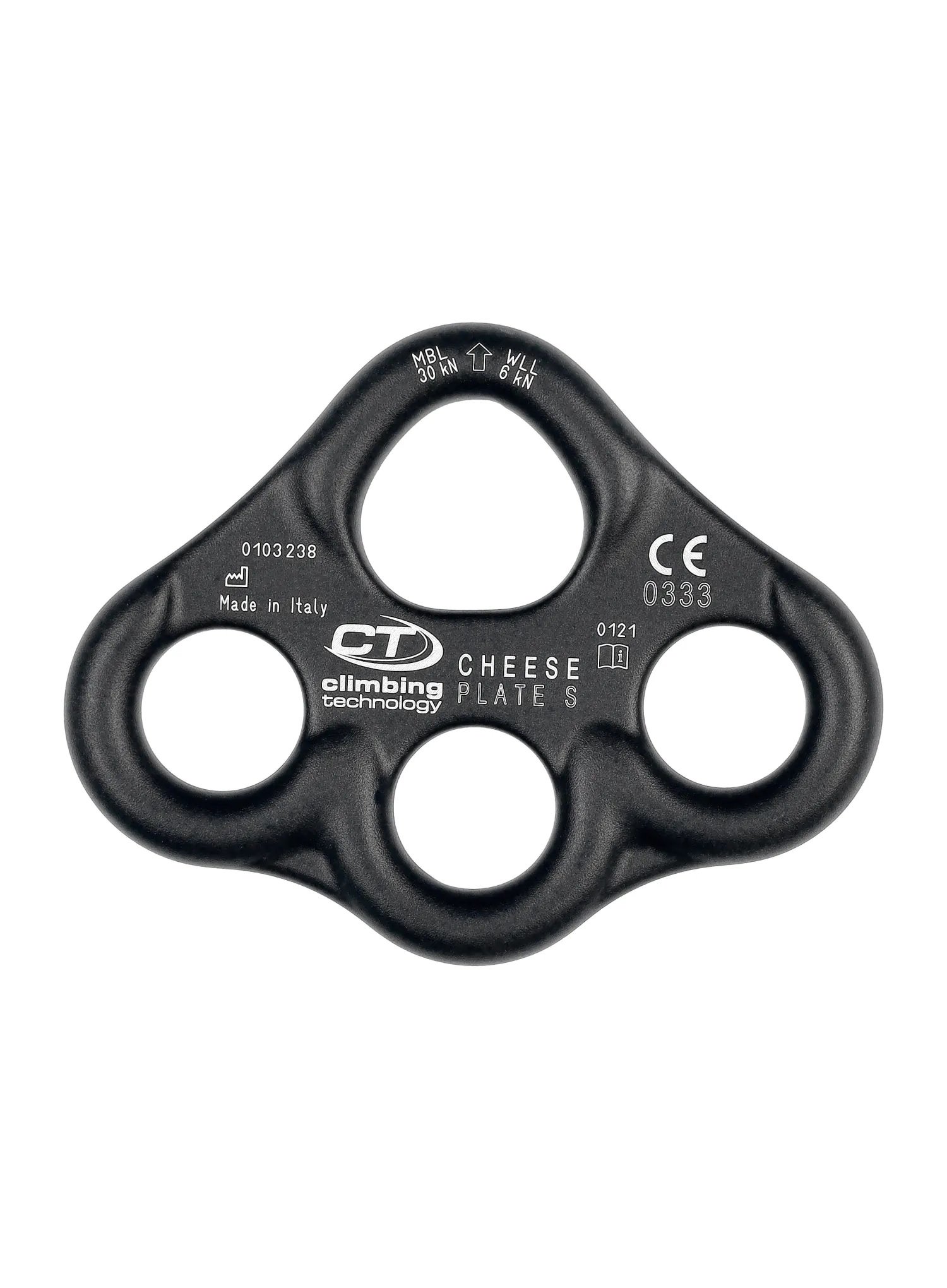 Płytka stanowiskowa CHEESE PLATE S black Climbing Technology