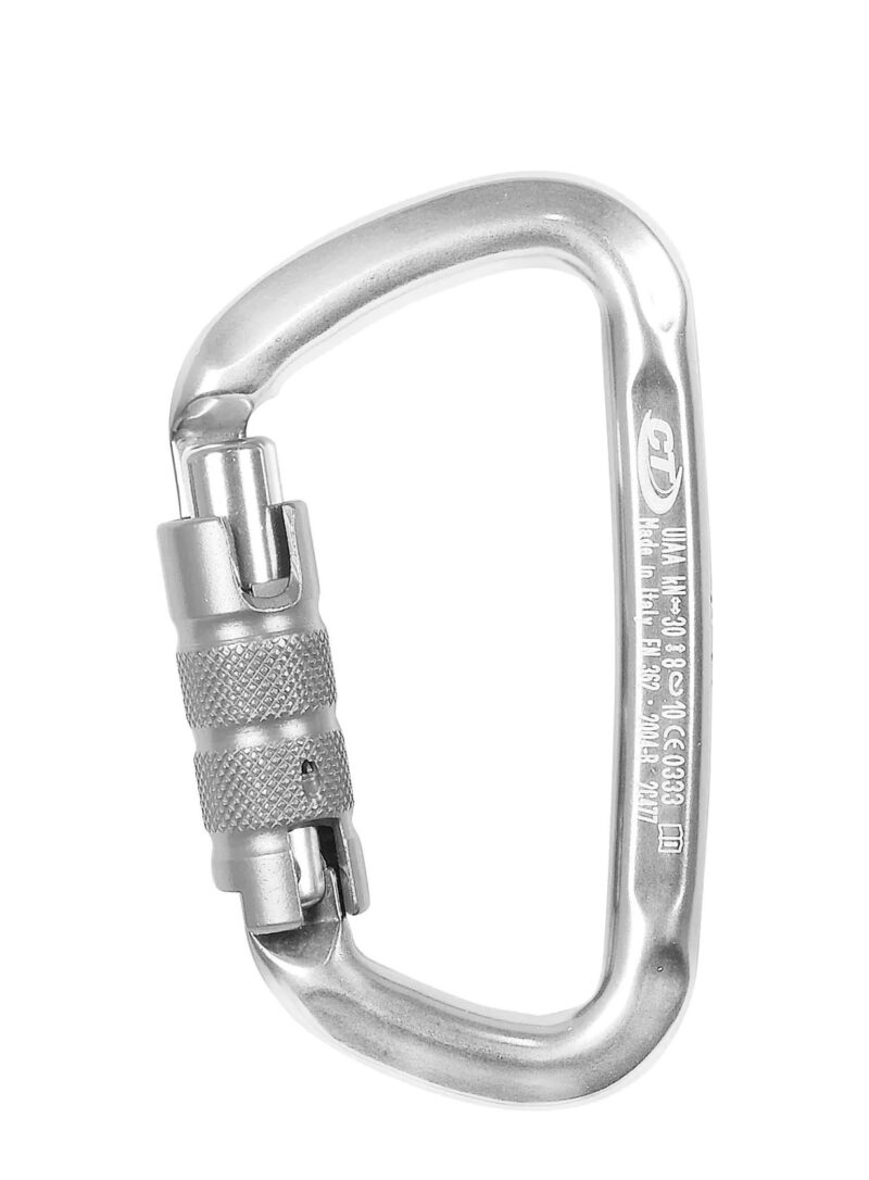 Karabinek do wspinaczki D-SHAPE CF TG/Triplex Climbing Technology