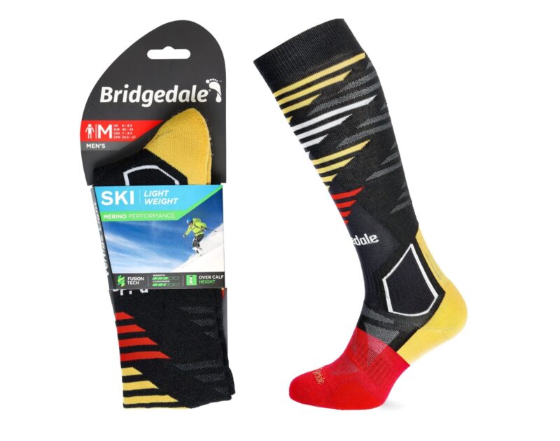Skarpety Bridgedale SKI LW END P graphite/red XL