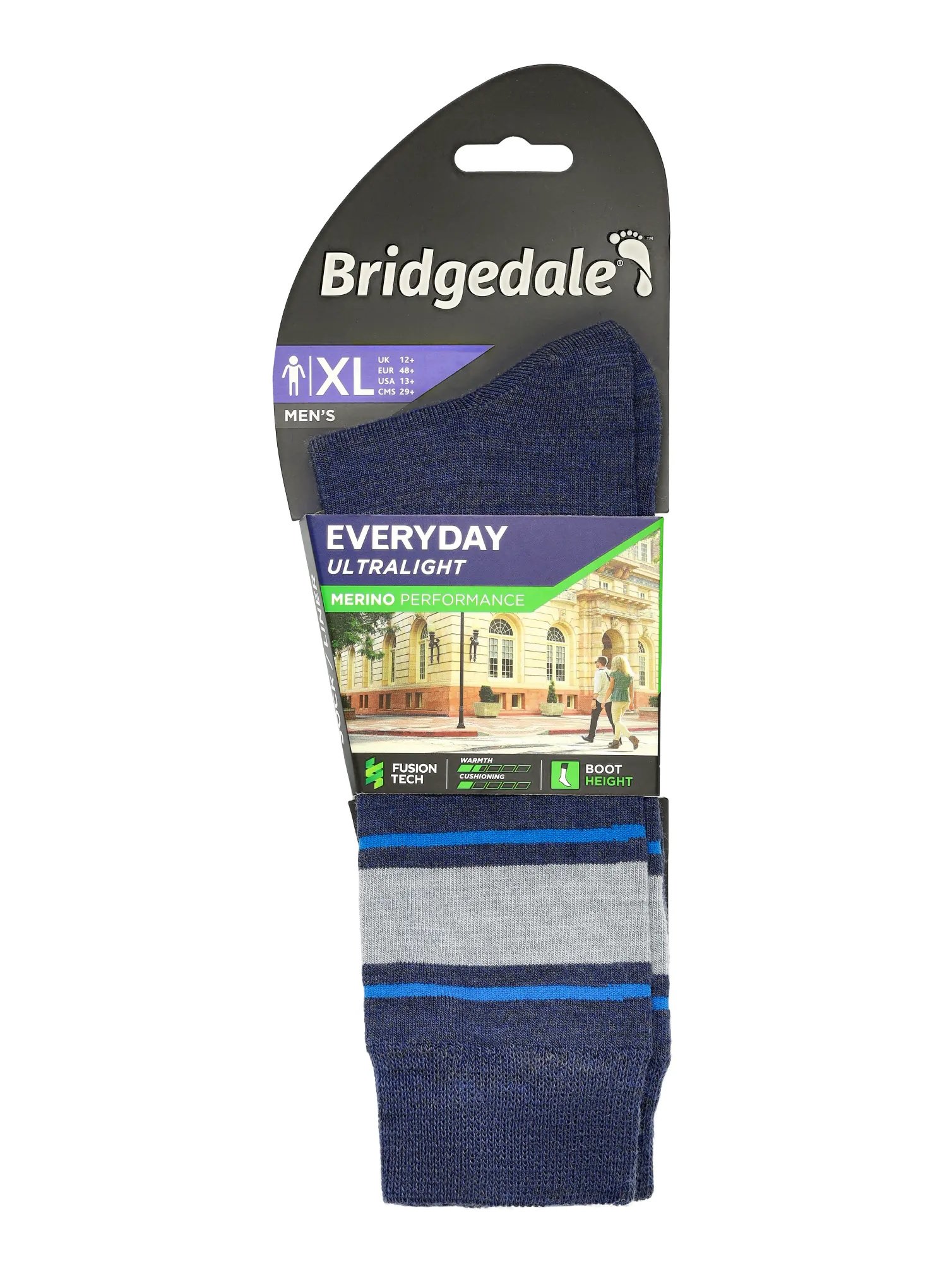 Skarpety Bridgedale EVERYDAY UL END s,blue L