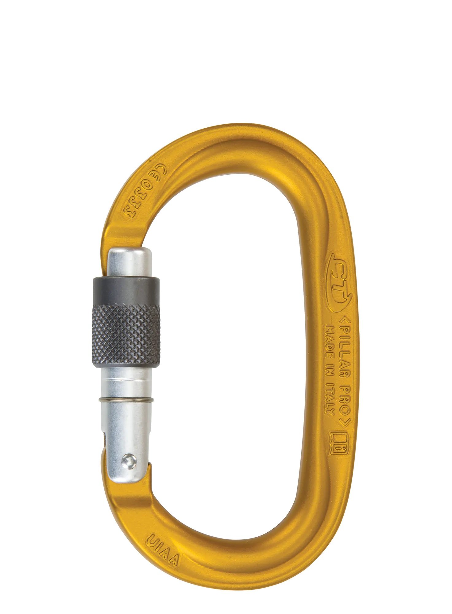 Karabinek PILLAR PRO SG yellow Climbing Technology