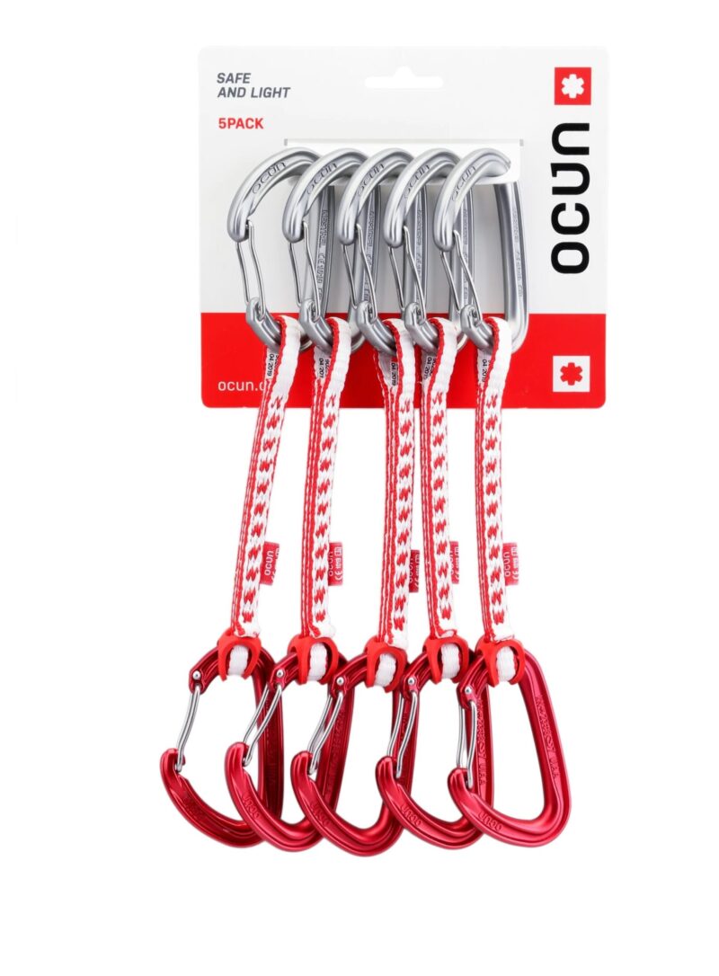 Zestaw ekspresów wspinaczkowych Ocun KESTREL QD DYN 8 red
