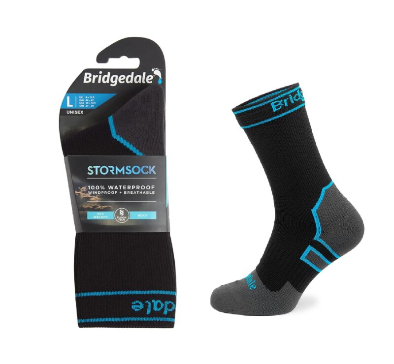 Skarpety Bridgedale STORM SOCK MW BOOT blk/blu L
