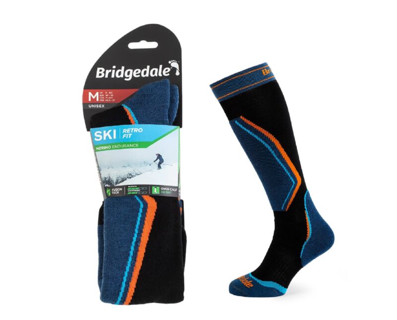 Skarpety Bridgedale SKI RETRO FIT END blk/ste XL