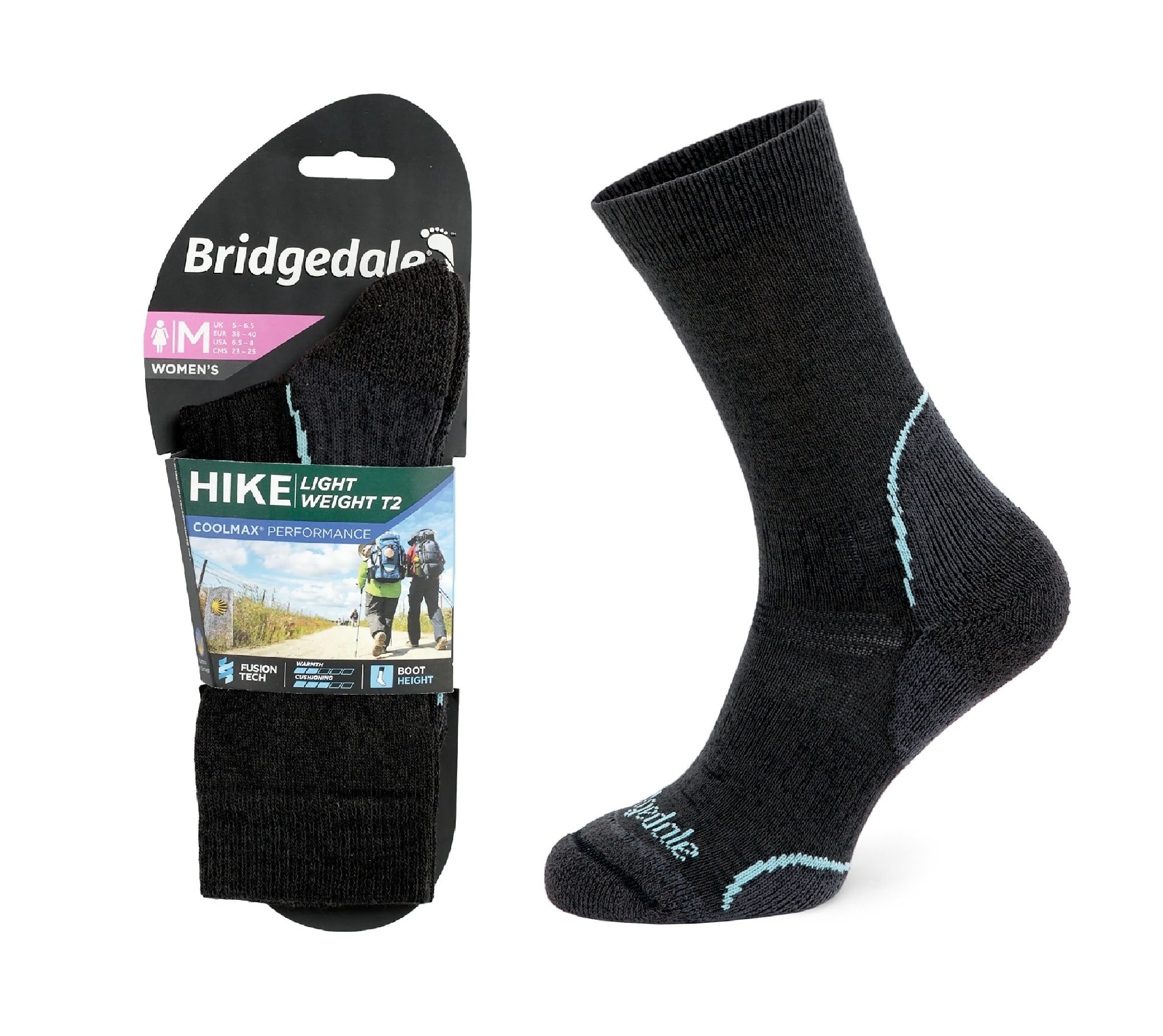 Skarpety Bridgedale HIKE LW COOL PERF LD gra/min L
