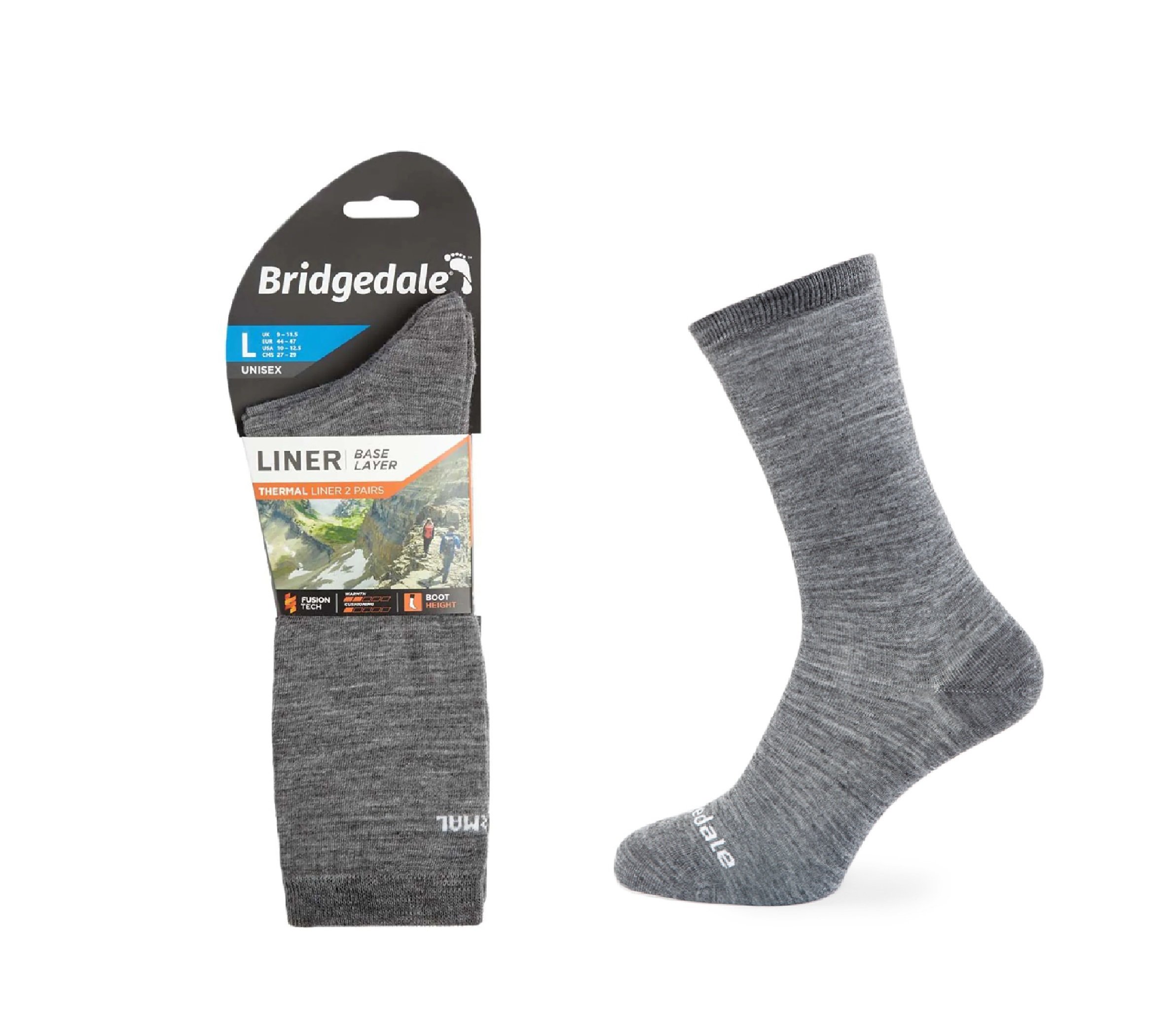 Skarpety Bridgedale LINER BL THERMAL 2 pary gry M