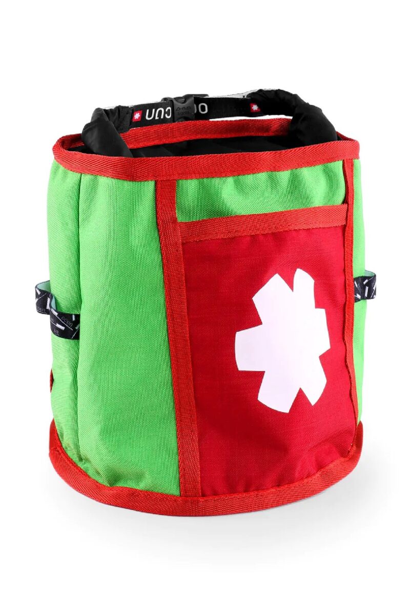 Worek na magnezję Ocun BOULDER BAG green/red