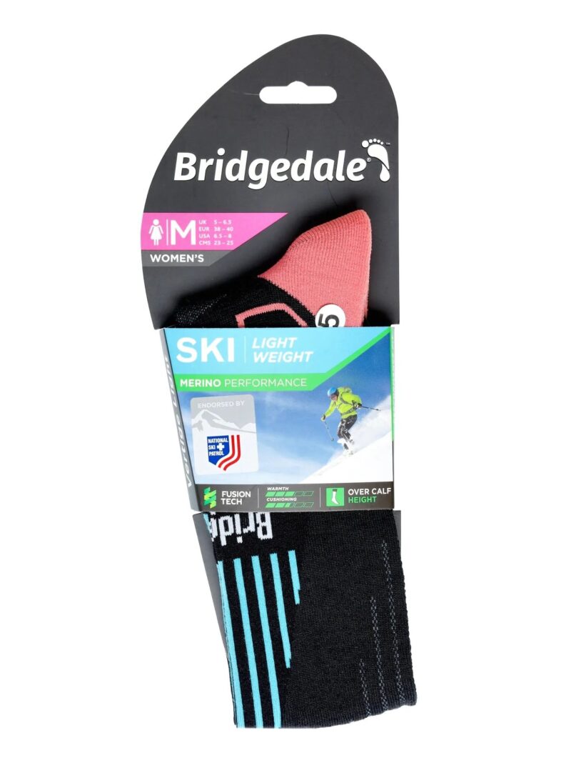 Skarpety Bridgedale SKI LW END P LD blk/coral M