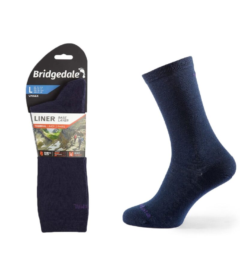 Skarpety Bridgedale LINER BL THERMAL 2 pary nav S
