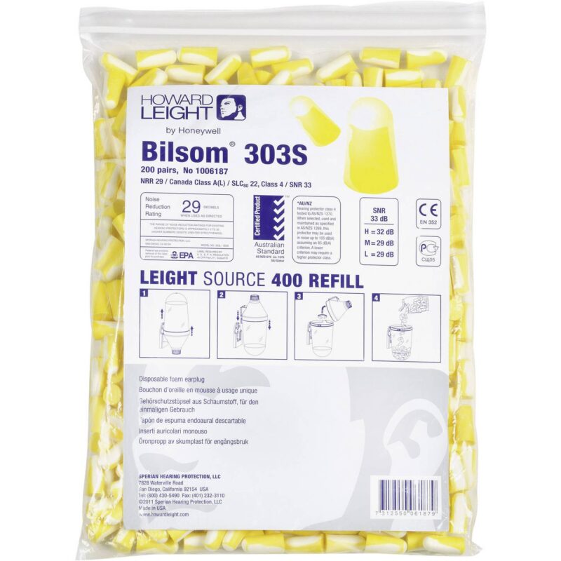 Zatyczki Do Uszu Stopery 200 Par worek Bilsom 303S