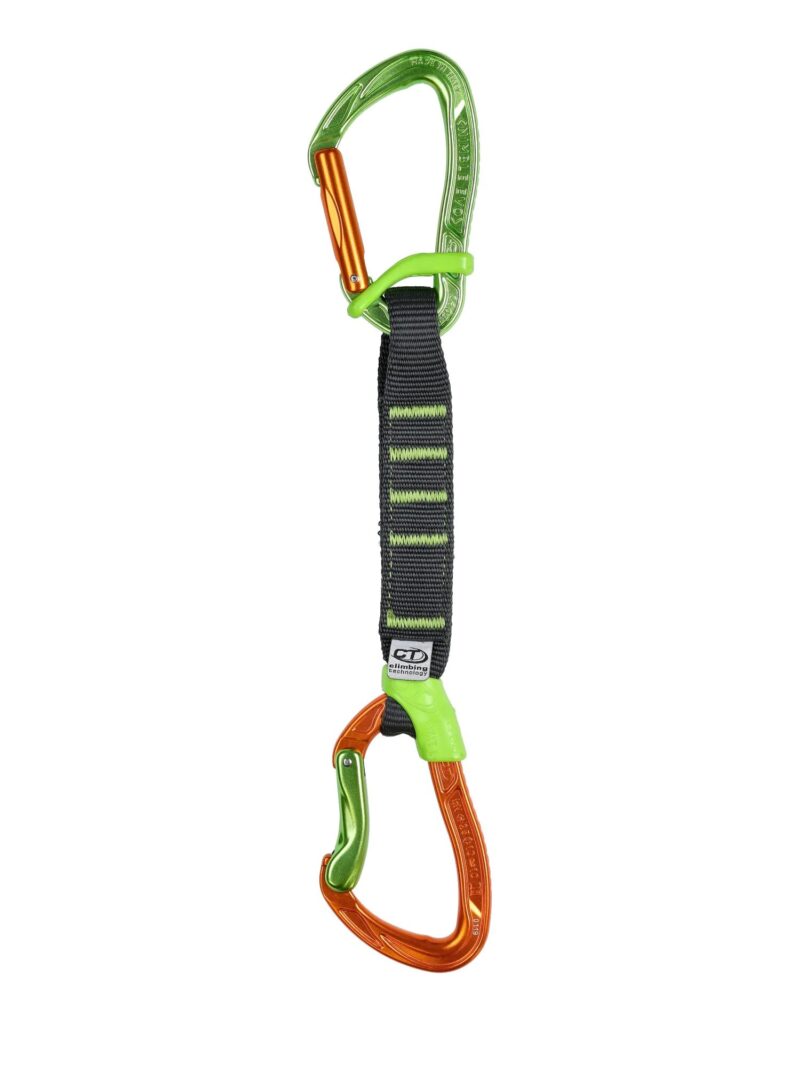 Ekspres NIMBLE FIXBAR SET NY PRO ora/grn 17cm Climbing Technology