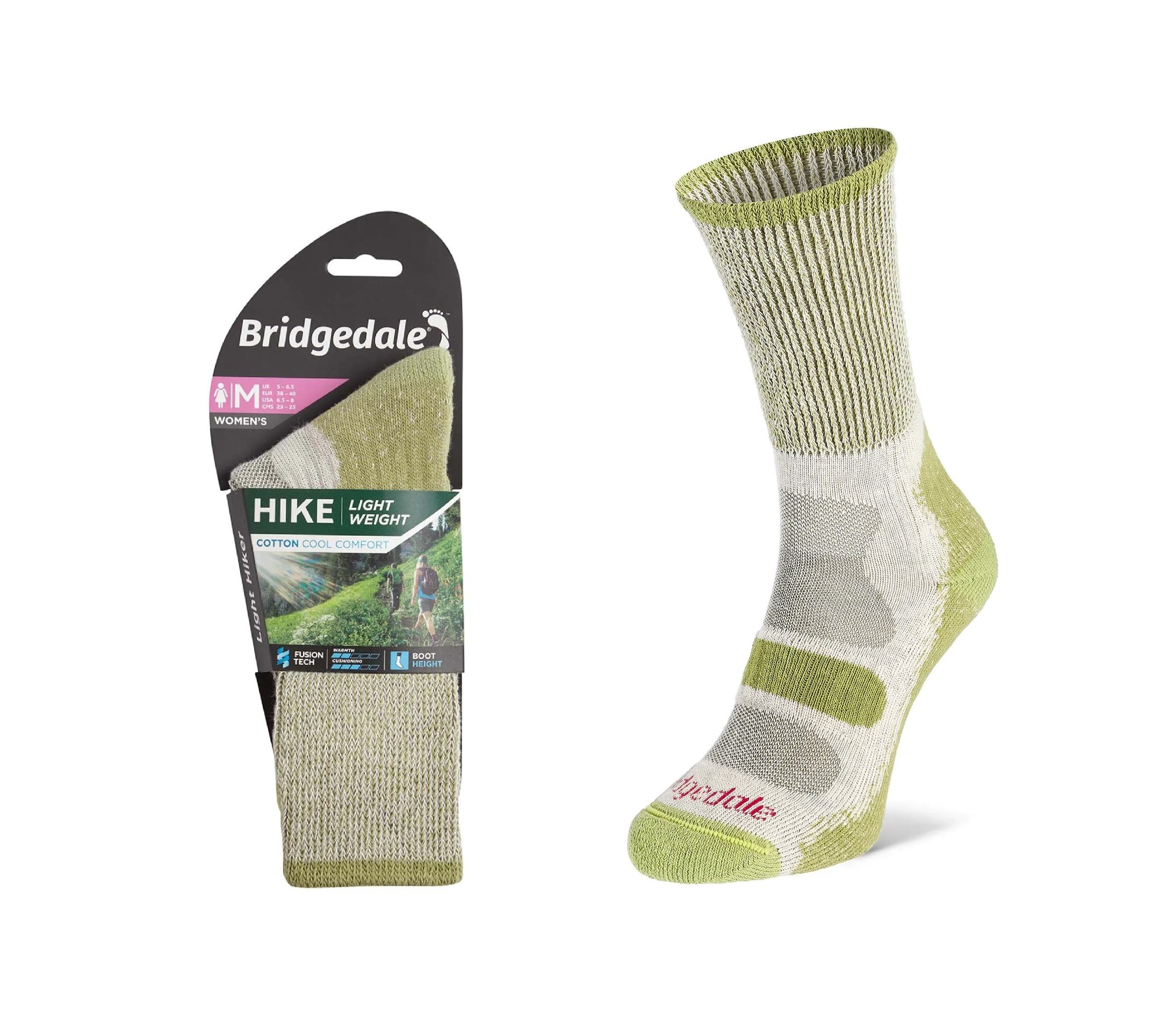Skarpety Bridgedale HIKE LW COOL COM LD s,green M