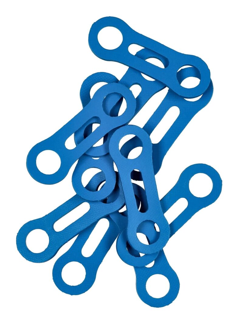 Stabilizatory do karabinków ekspresów wspinaczkowych String Ocun BINER FIX 16mm 10szt blue
