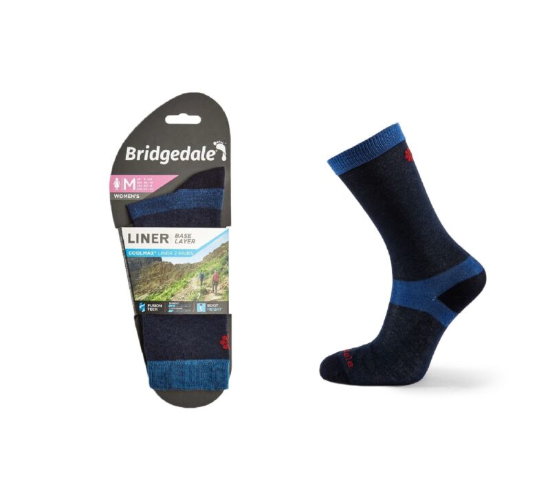 Skarpety Bridgedale LINER BL COOL 2 pary LD navy M