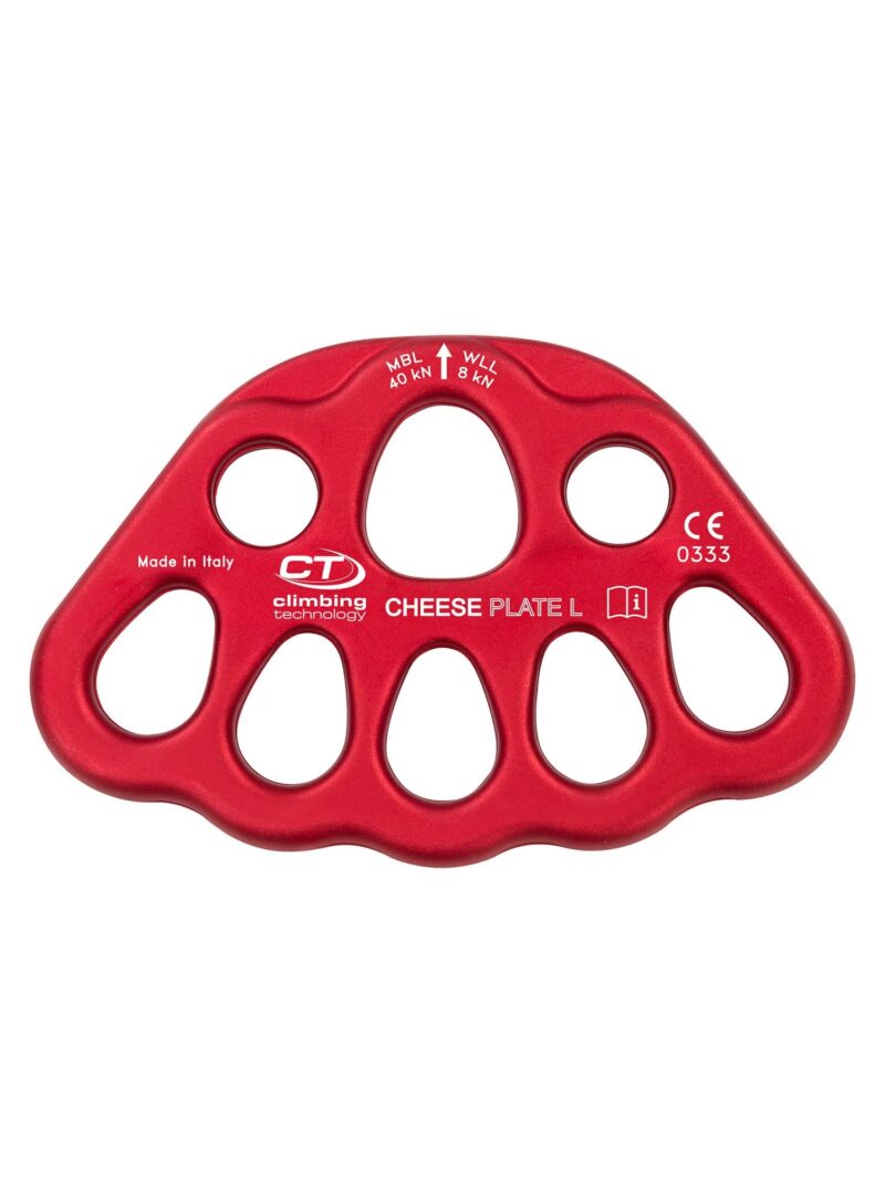 Płytka stanowiskowa CHEESE PLATE L red Climbing Technology