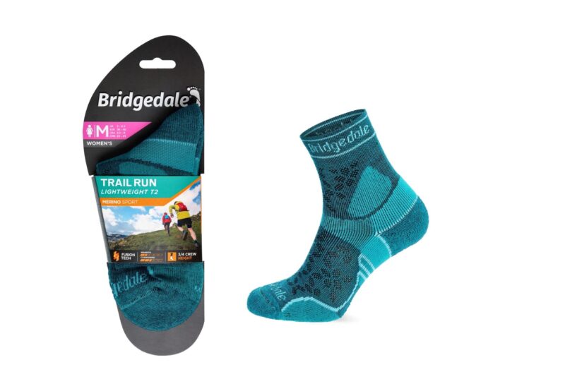 Skarpety Bridgedale LW T2 MERINO 3/4 LD teal L