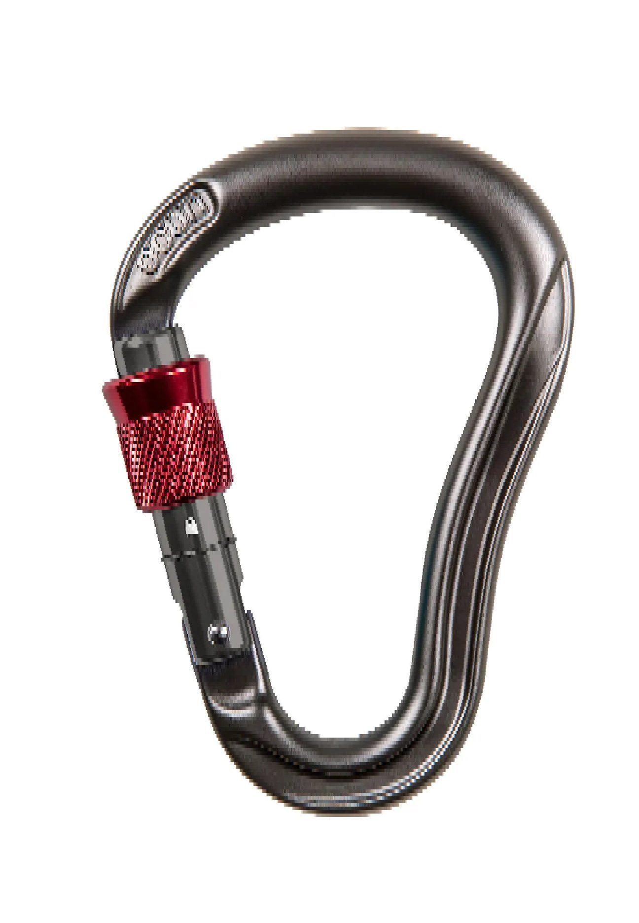 Karabinek zatrzaśnik karabińczyk Ocun EAGLE HMS SCREW anthracite/red SE