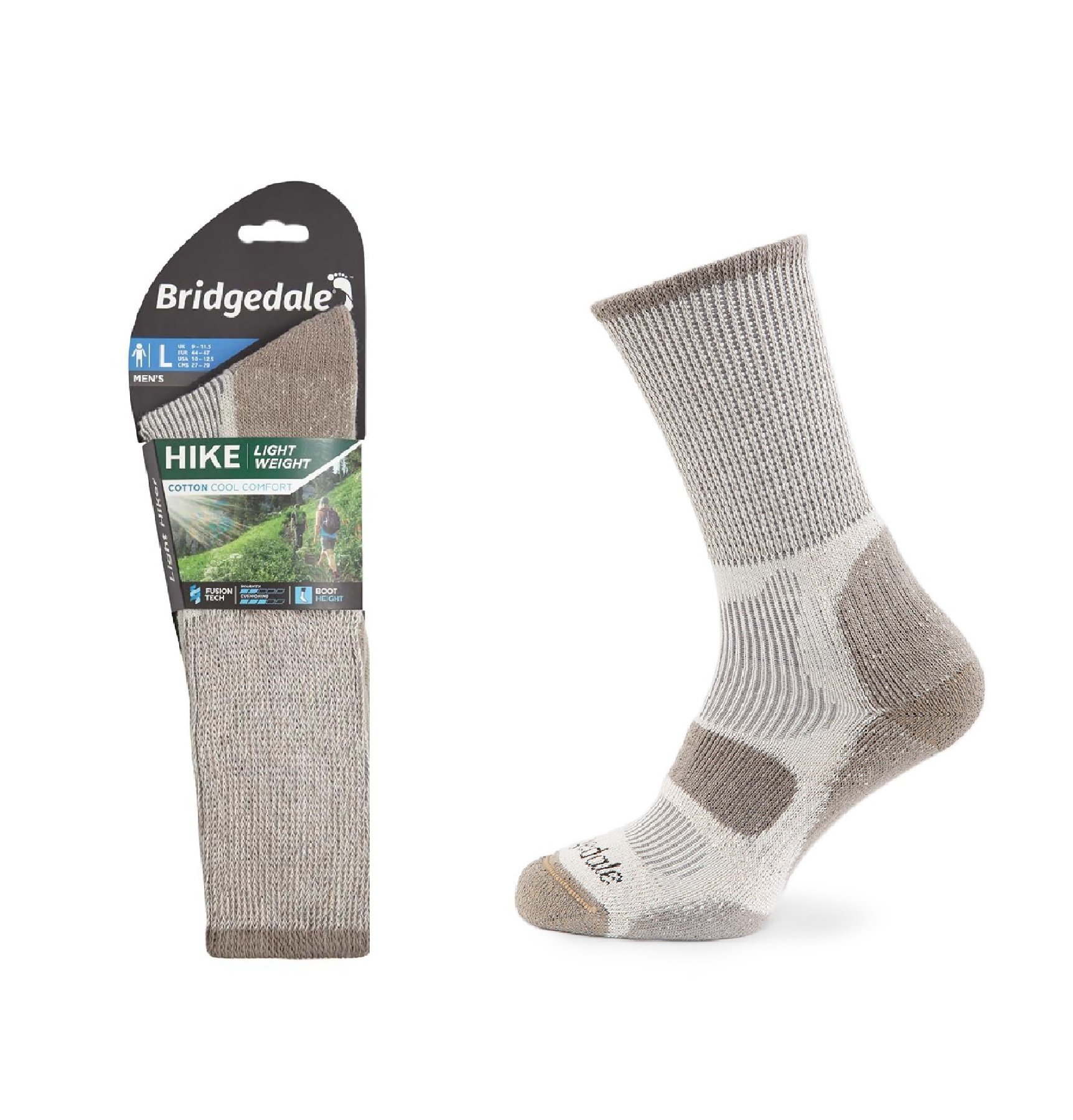 Skarpety Bridgedale HIKE LW COOL COM sand L