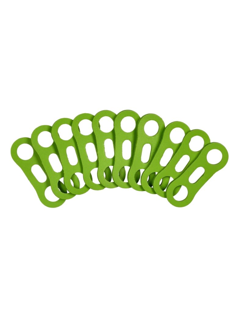 Stabilizatory do karabinków ekspresów wspinaczkowych String Ocun BINER FIX 11mm 10szt green