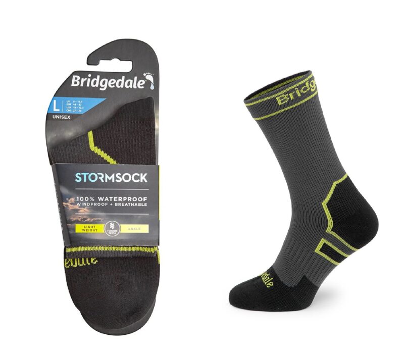 Skarpety Bridgedale STORM SOCK LW BOOT gry/lim M