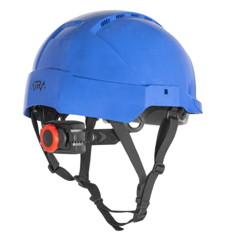 Kask hełm ochronny przemysłowy roboczy niebieski PROTEKT ATRA 10V