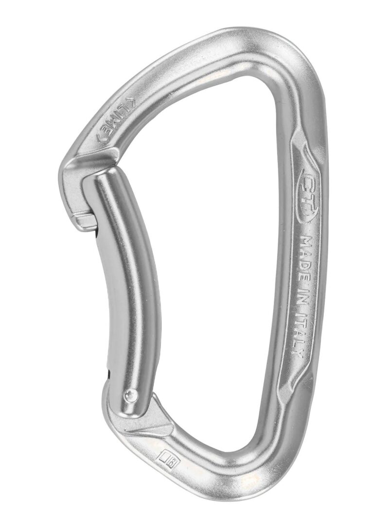 Karabinek do wspinaczki LIME BENT silver Climbing Technology