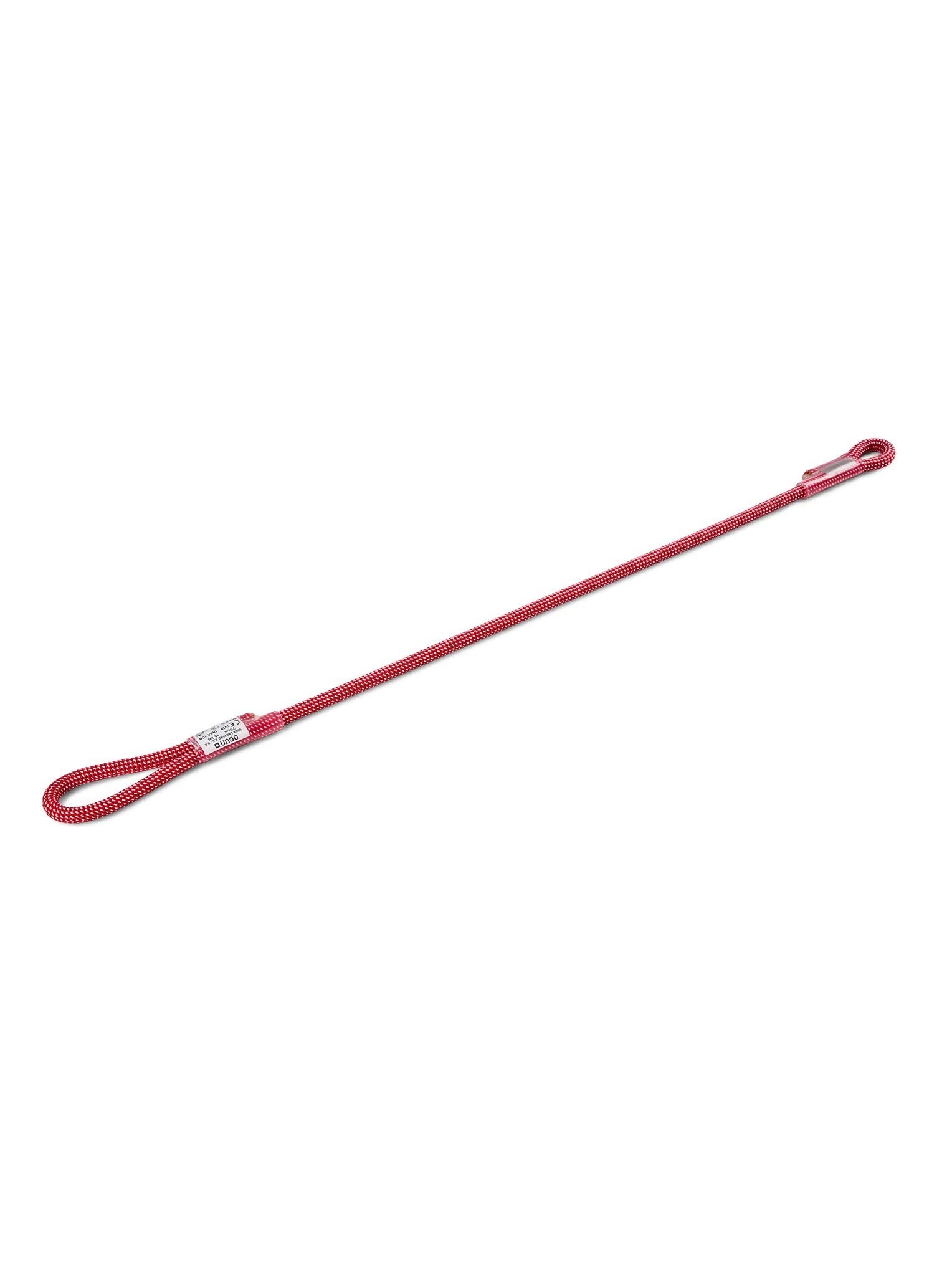 Lonża Ocun SBEA LANYARD 9,5mm red/white 75cm