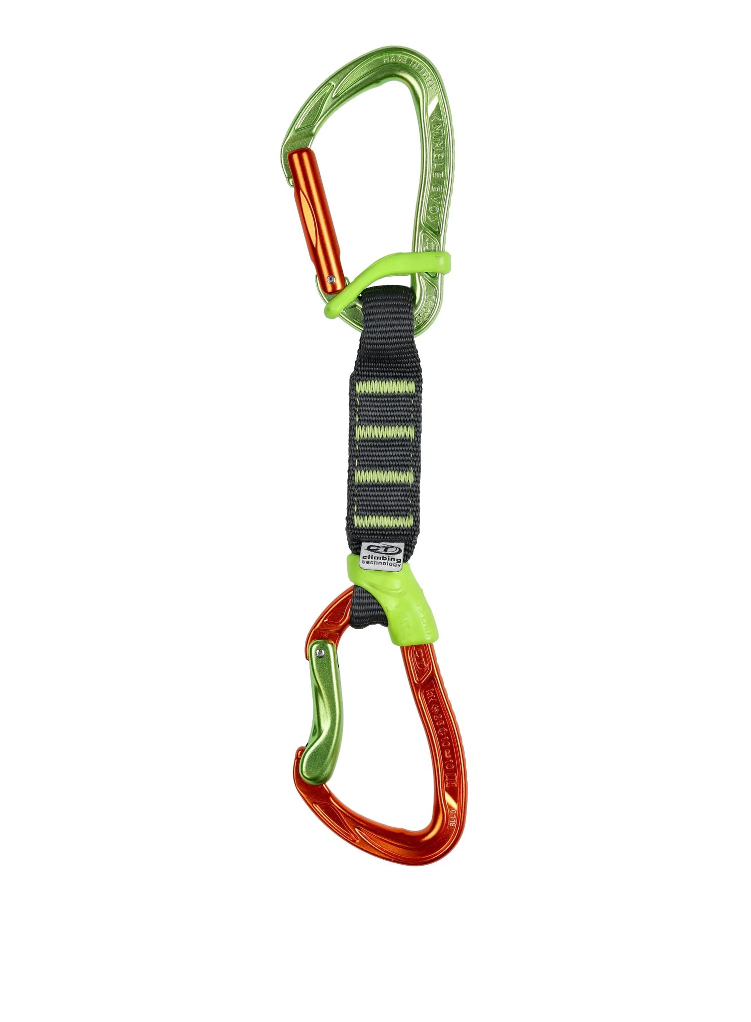 Ekspres NIMBLE FIXBAR SET NY PRO ora/grn 12cm Climbing Technology