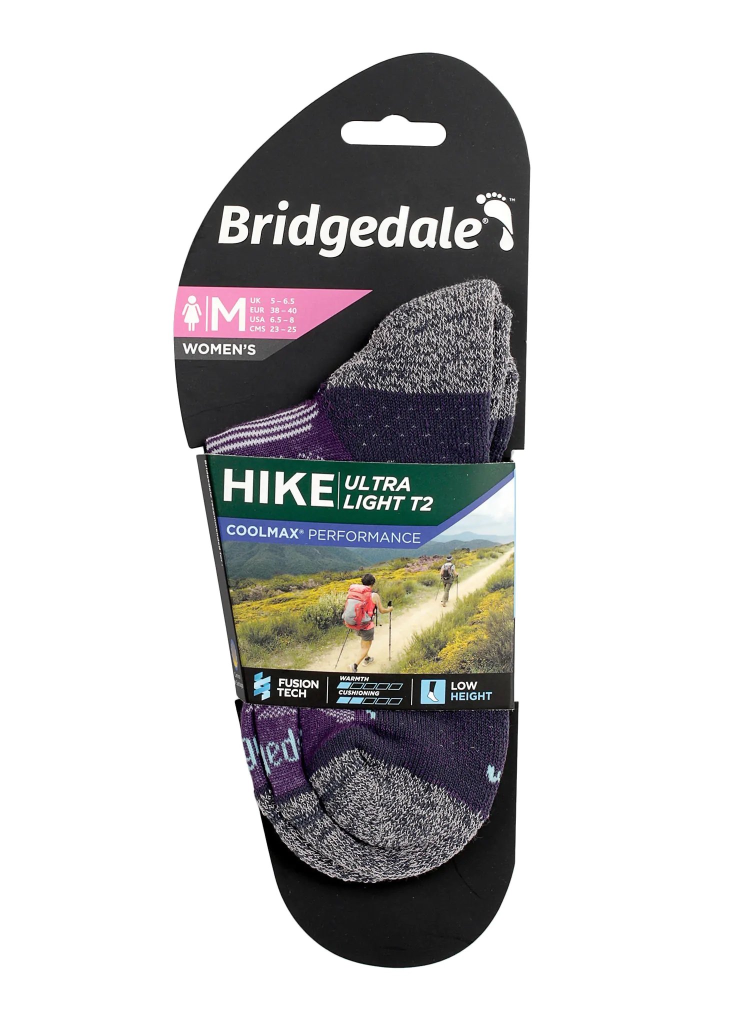 Skarpety Bridgedale HIKE UL COOL PERF L LD pu/gr M