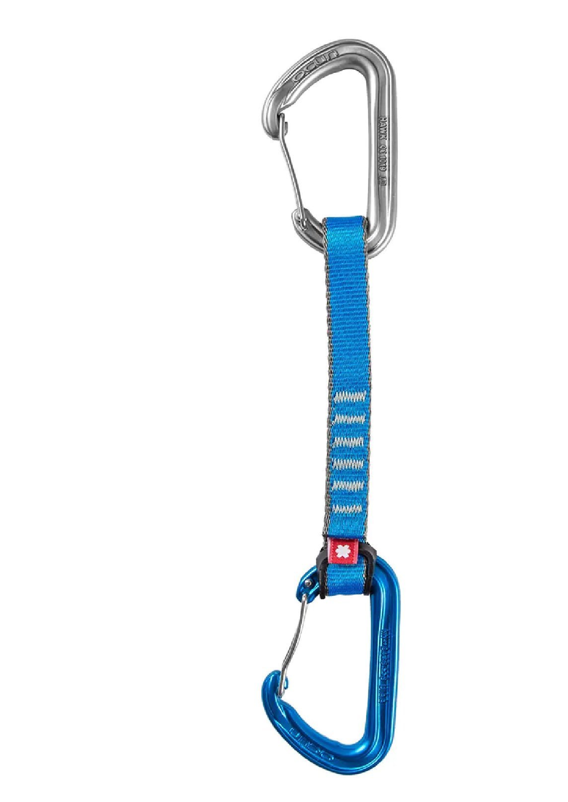 Ekspres wspinaczkowy Ocun HAWK QD WIRE PAD 16mm 15cm blue