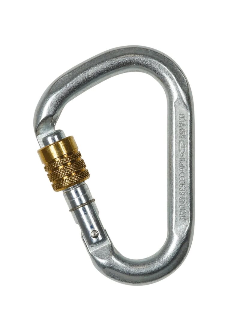 Karabinek do wspinaczki stalowy SNAPPY STEEL CF SG Climbing Technology