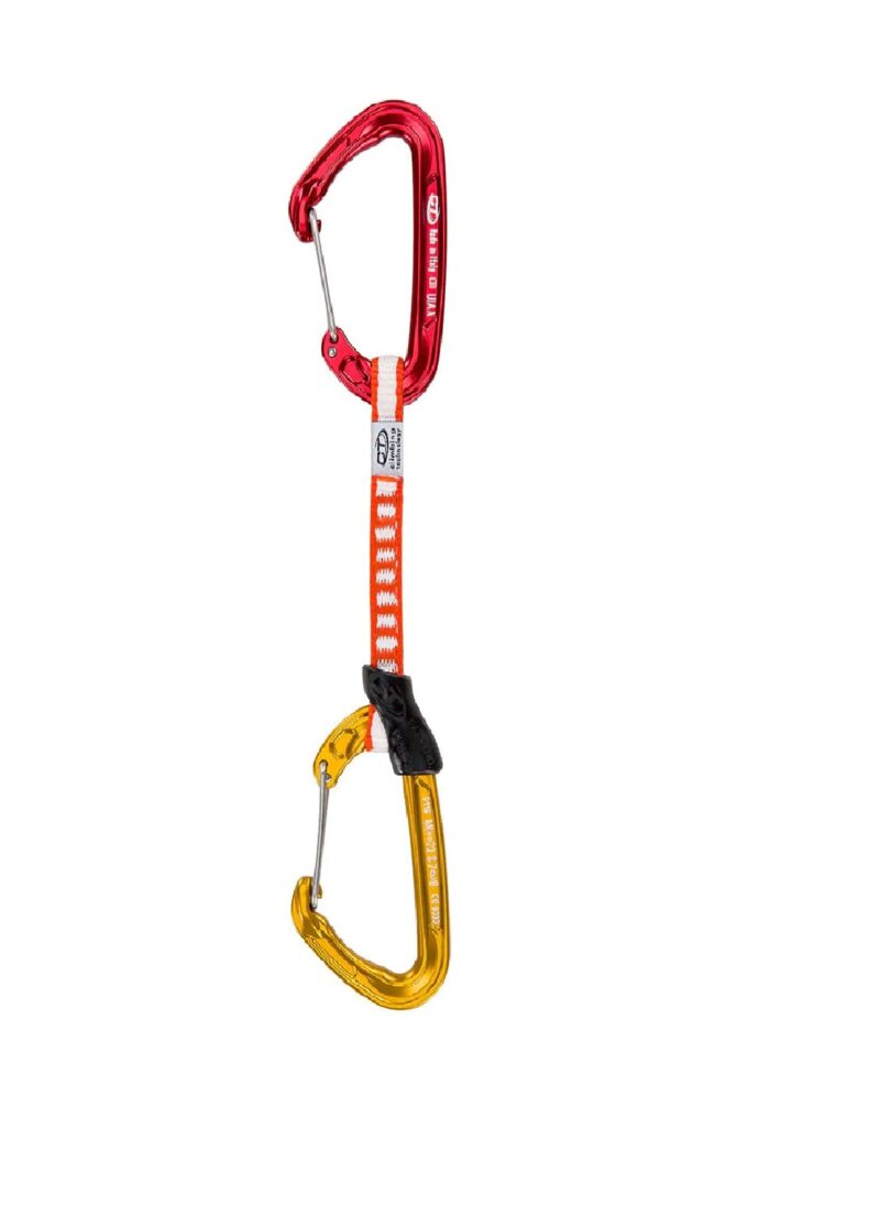 Ekspres FLY-WEIGHT EVO SET DY 12cm red/gold Climbing Technology
