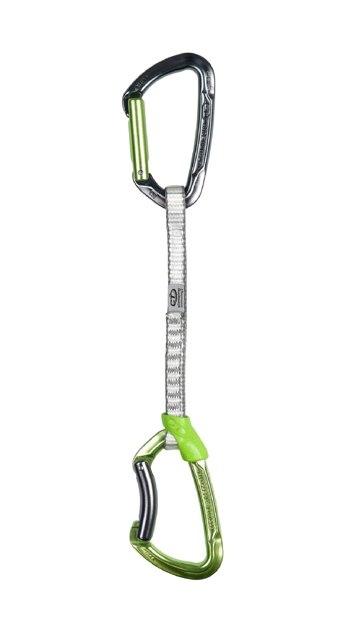 Ekspres LIME SET Dyneema anodized 17cm Climbing Technology