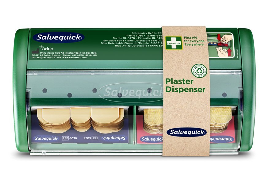 Automat z plastrami opatrunkowymi Cederroth Salvequick Dispenser REF 490700