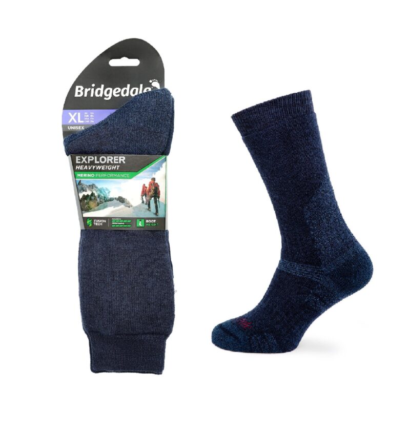 Skarpety Bridgedale EXPLORER HW END BOOT navy S
