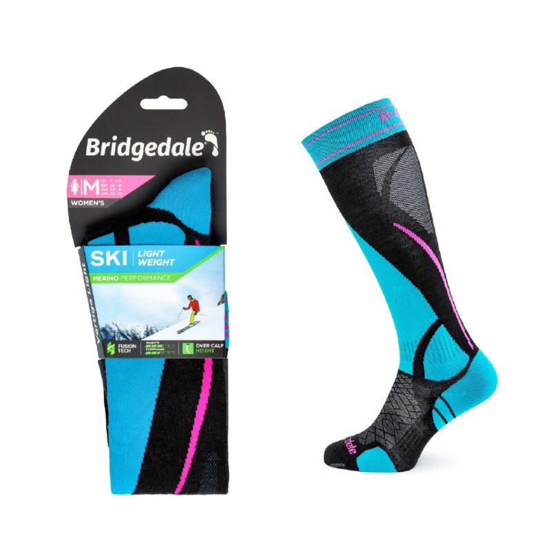 Skarpety Bridgedale SKI LW END LD black/blue S