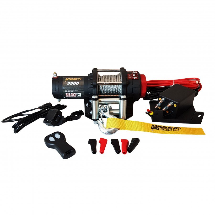 Wyciągarka elektryczna Kangaroowinch K3500 12V ze sterowaniem bezprzewodowym